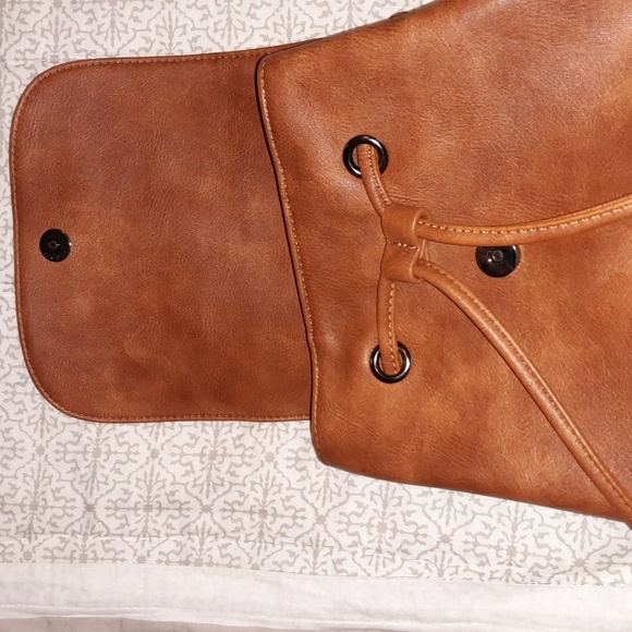 ⭐⭐Vegan Leather Mini Backpack Purse Brown⭐⭐ - Picture 5 of 9